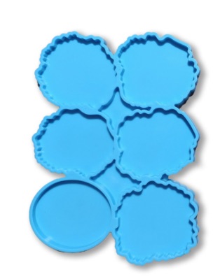 MOLDE DE SILICÓN GEMAS CON 6 PIEZAS