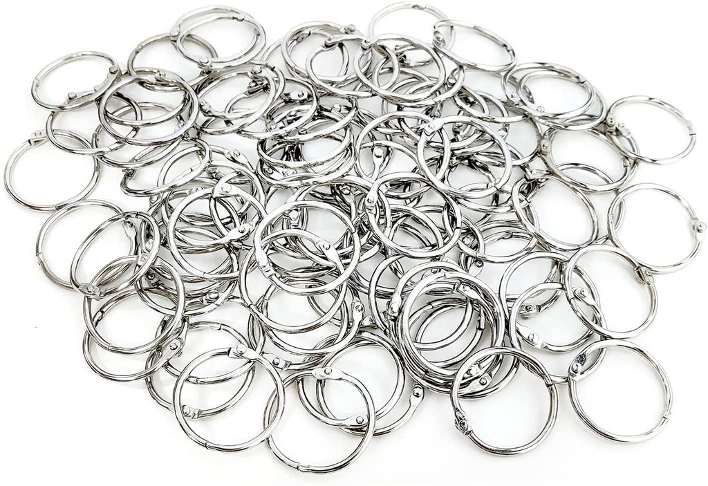 PAQUETE DE ARGOLLAS PLATA 20 PZS