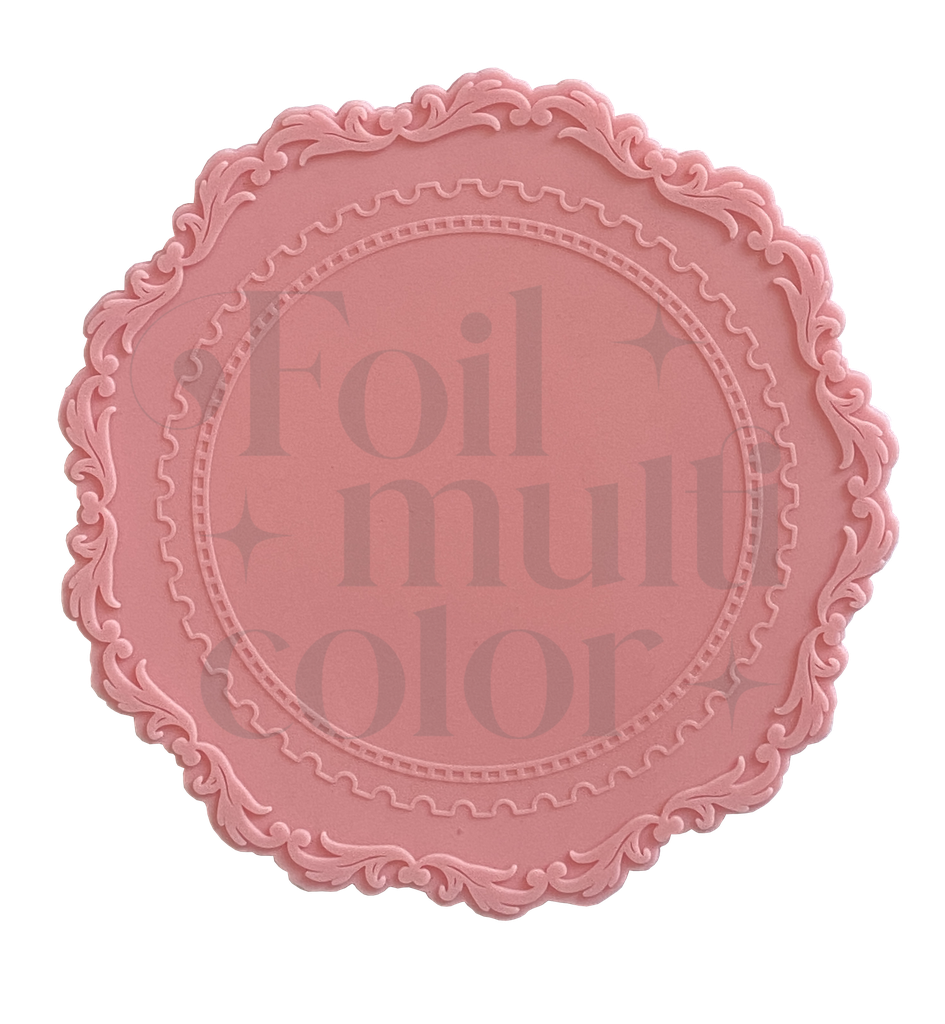 tapete silicón para sello rosa