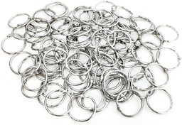 [ARGPLA] PAQUETE DE ARGOLLAS PLATA 20 PZS