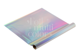 FOIL TEXTIL PLATEADO HOLOGRAFICO