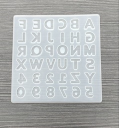 [MOLSILABECH] MOLDE DE SILICÓN ABECEDARIO MINI
