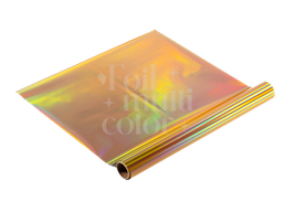 FOIL TEXTIL DORADO HOLOGRÁFICO
